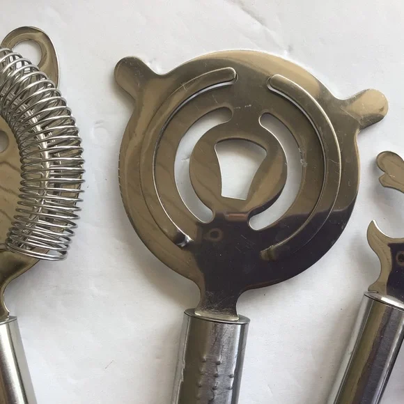 WMF BARWARE GERMANY STAINLESS STEEL BAR SET ANIMAL FACES - Picture 6 of 8